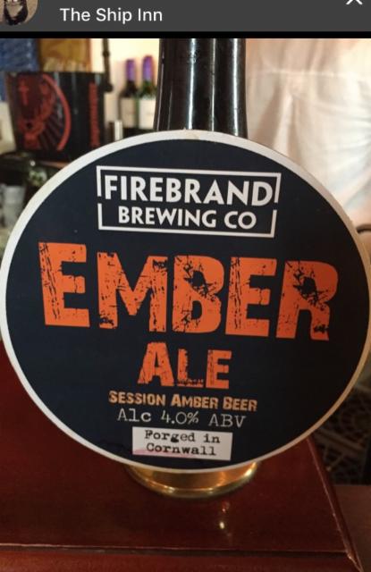 Ember Ale 4.0%, Firebrand Brewing Company, England