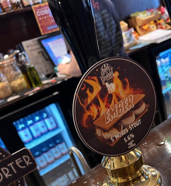 Ember S'Mores Stout 5.6%, Bang The Elephant Brewing co, England