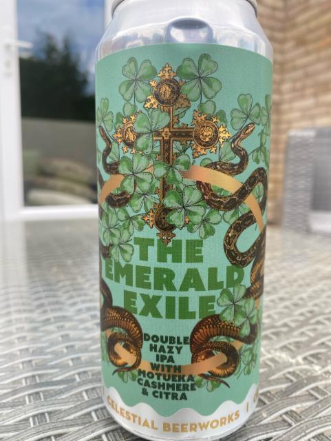 Emerald Exile 8.0%, Celestial Beerworks, United States