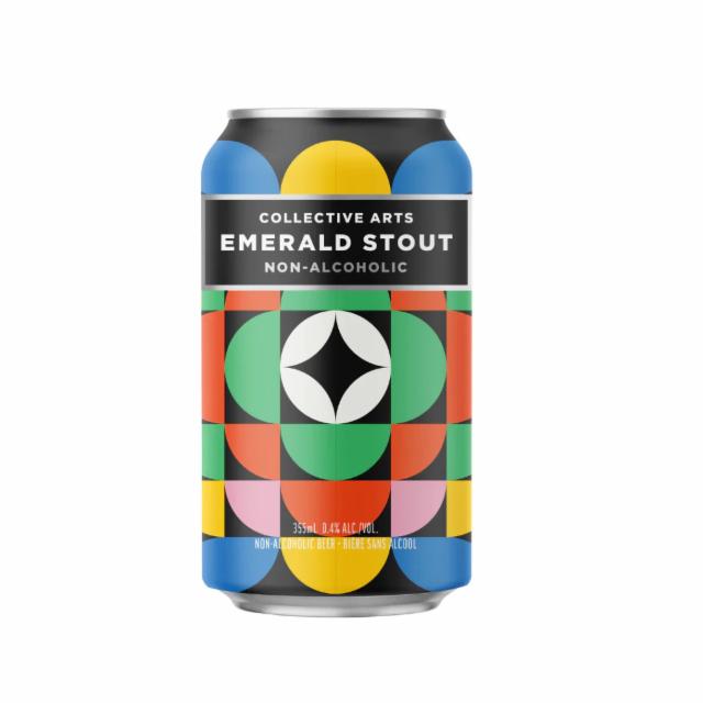Emerald Stout 0.4%, Collective Arts Brewing, Canada