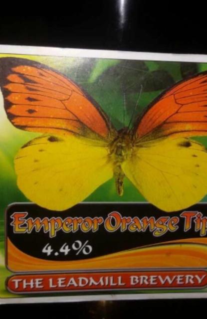 Emperor Orange Tip 4.4%, The Leadmill Brewery, England