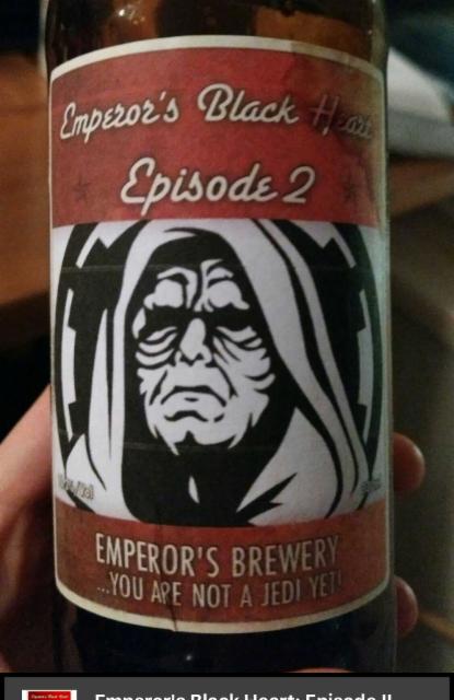 Emperor's Black Heart Episode 2 14.2%, Emperor's Brewery, England