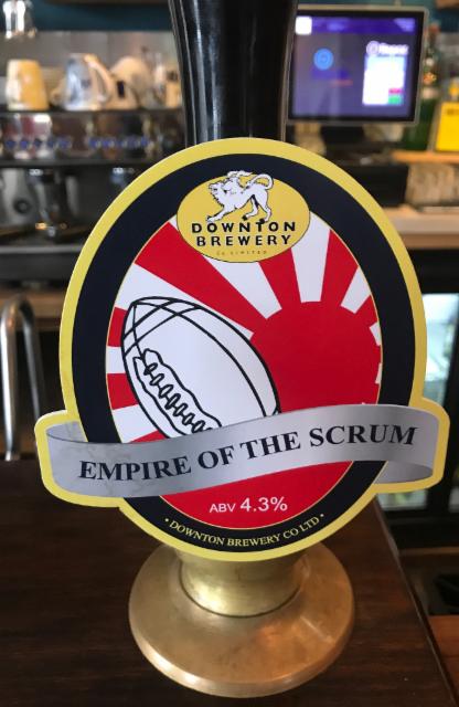 Empire Of The Scrum 4.3%, Downton Brewery, England