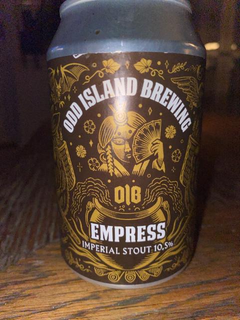 Empress imperial stout 10.5%, Odd Island Brewing, Sweden
