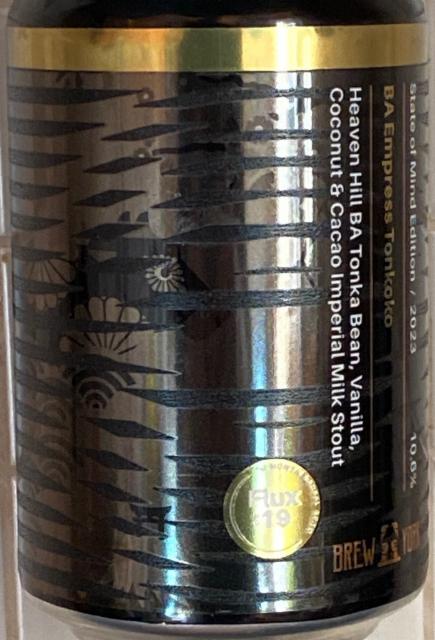 Empress Tonkoko BA Heaven Hill State of Mind Edition 2023 10.6%, Brew York, England