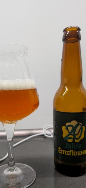 emsflower Jubiläumsbier 20 Jahre, Brauerei unbekannt