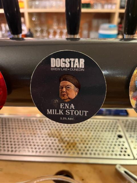 ENA Milk Stout 5.2%, DogStar, New Zealand