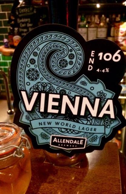 End 106 Vienna 4.4%, Allendale Brewery, England