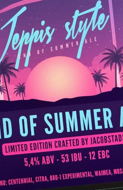 End of Summer Ale 5.0%, Jacobstads Craft Brewery, Finland