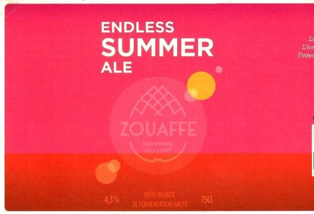 Endless Summer Ale, Brasserie Artisanale De Cluny - Zouaffe