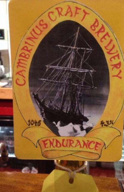 Endurance 4.3%, Cambrinus Craft Brewery, England
