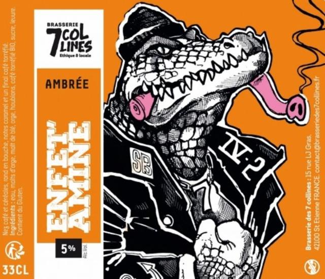 Enfet'amine 5.0%, Brasserie 7 Collines, France