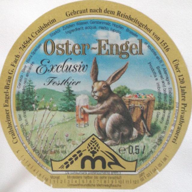 Oster-Engel Exclusiv Festbier 5.4%, Biermanufaktur Engel GmbH & Co. KG, Germany