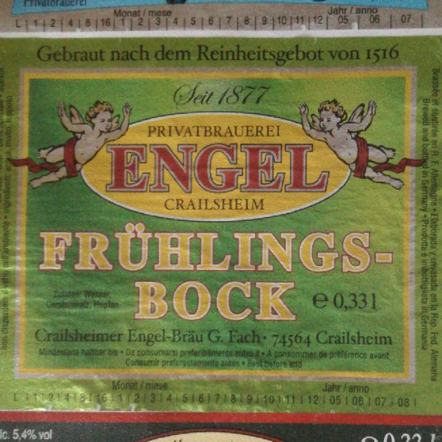Frühlingsbock 7.0%, Biermanufaktur Engel GmbH & Co. KG, Germany