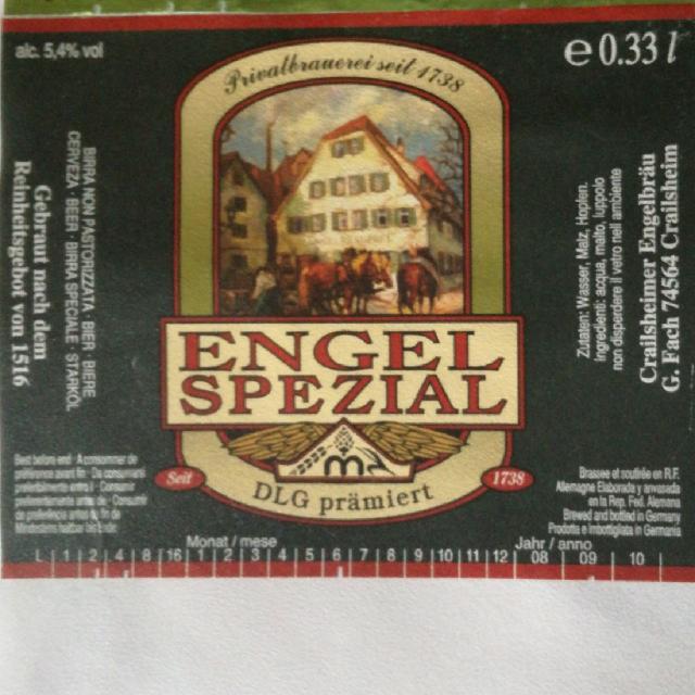 Engel Spezial 5.4%, Biermanufaktur Engel GmbH & Co. KG, Germany