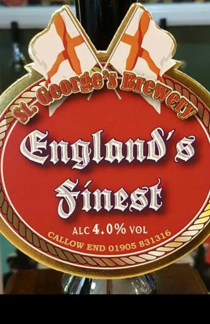 England's Finest 4.0%, The St. George Brewing Company, England