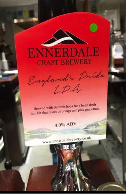 England's Pride 4.0%, Ennerdale Brewery, England