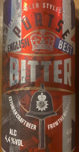 English best bitter 4.4%, Purtse Pruulikoda, Estonia