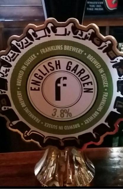 English Garden 3.8%, Franklins Brewing Co, England