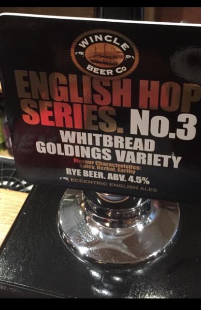 English Hop Series. No. 3 Whitbread Goldings Variety 4.5%, Wincle Beer, England