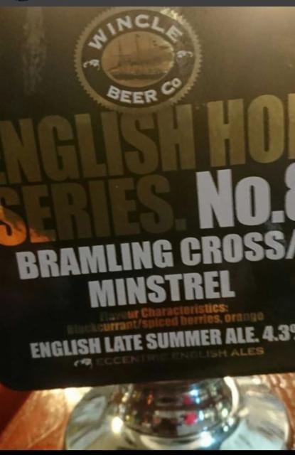 English Hop Series. No. 8 Bramling Cross/Minstrel 4.3%, Wincle Beer, England