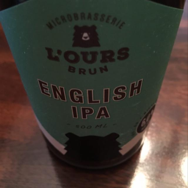 L'Ours Brun English IPA 6.0%, L'ours Brun, Canada