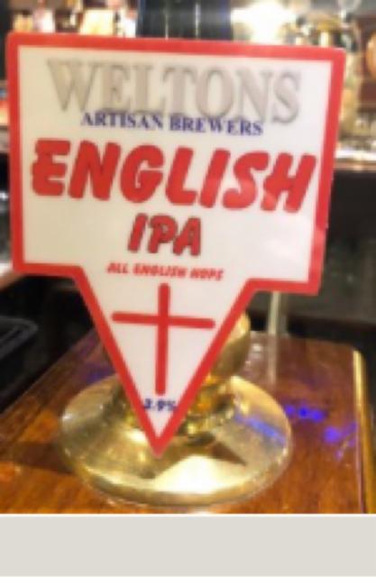 English IPA 3.9%, Weltons Brewery Ltd, England