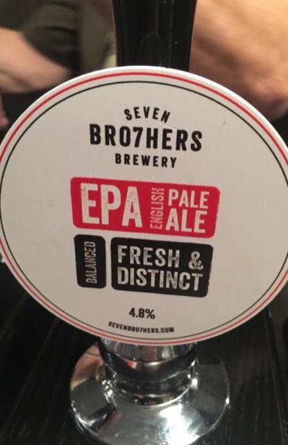 English Pale Ale EPA 4.8%, Seven Bro7hers Brewing Co., England