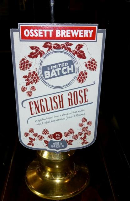 English Rose 4.0%, Ossett Brewery, England