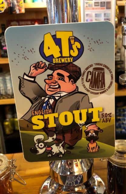 English Stout 5.0%, 4T's Brewery, England