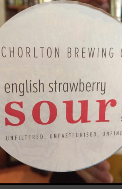 English Strawberry Sour 4.5%, Chorlton Brewing Company, England