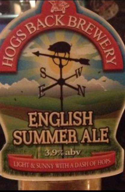 English Summer Ale 3.9%, Hogs Back Brewery, England