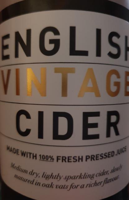 English Vintage Cider 2019 7.3%, Westons Cider, England