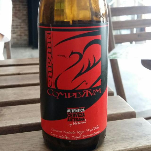 Enigma Complutum Red Ale 6.0%, Cervezas Enigma, S.L, Spain