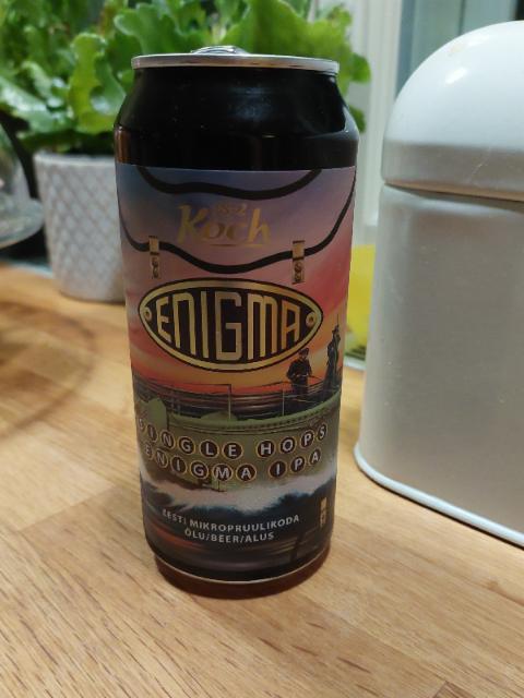 Enigma IPA 4.8%, Koch Brewery, Estonia