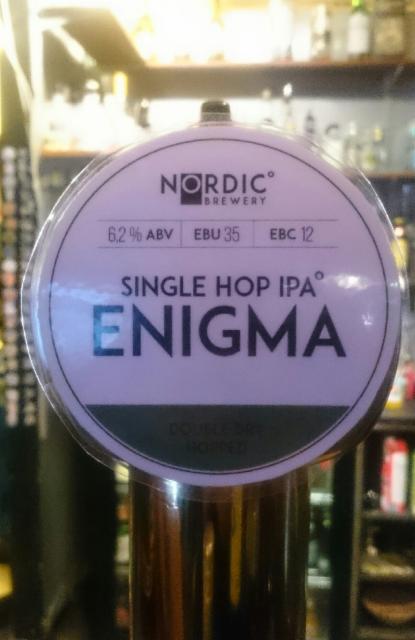 Enigma Single Hop IPA 6.2%, Nordic Brewery, Finland
