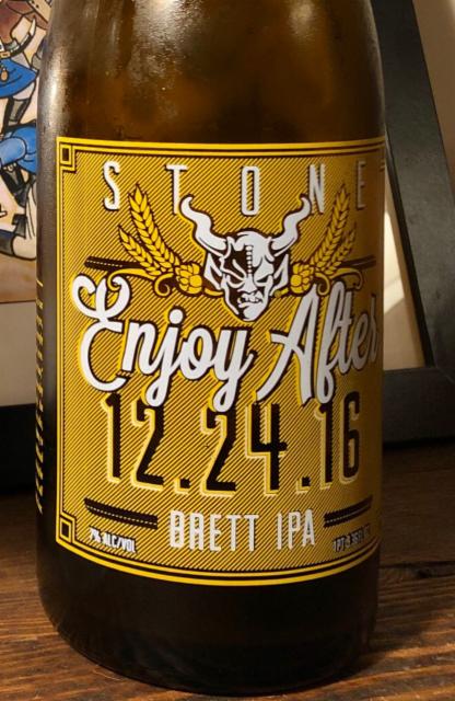 Enjoy after 12.24.16 Brett IPA 7.0%, Stone Brewing (Sapporo Breweries), United States
