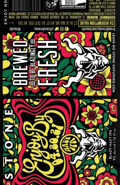 Enjoy by 04.20.21 9.0%, Stone Brewing (Sapporo Breweries), United States
