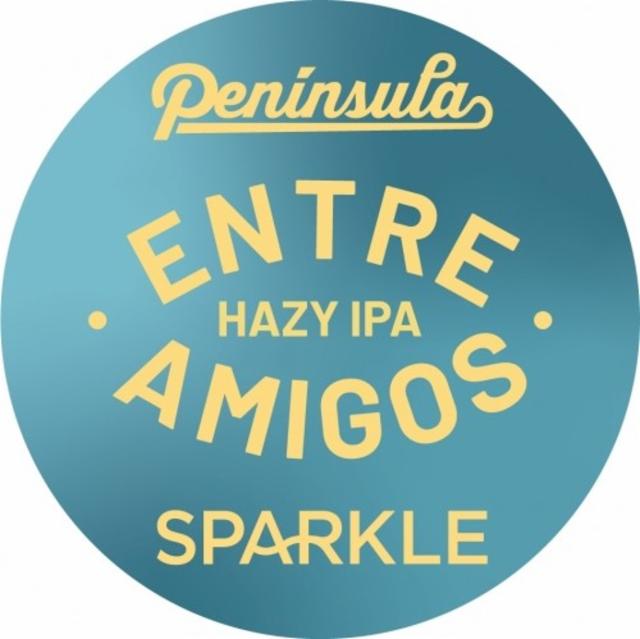 Entre Amigos Con Sparkle 6.8%, Cervecera Península, Spain