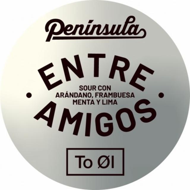Entre Amigos Con To Øl 7.6%, Cervecera Península, Spain