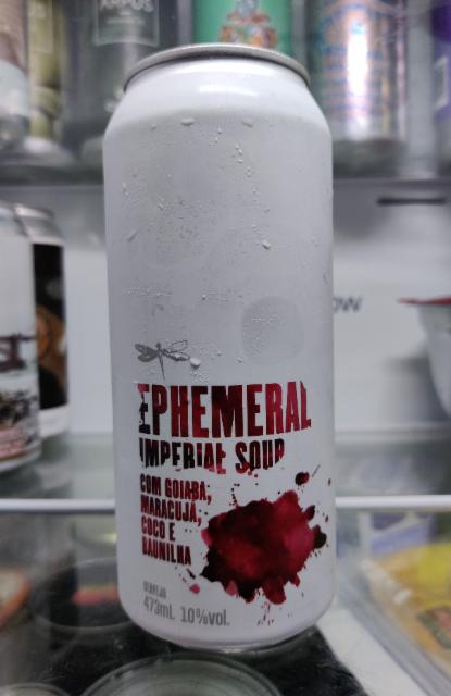 Ephemeral Goiaba Maracuja 10.0%, Cervejaria Dádiva, Brazil