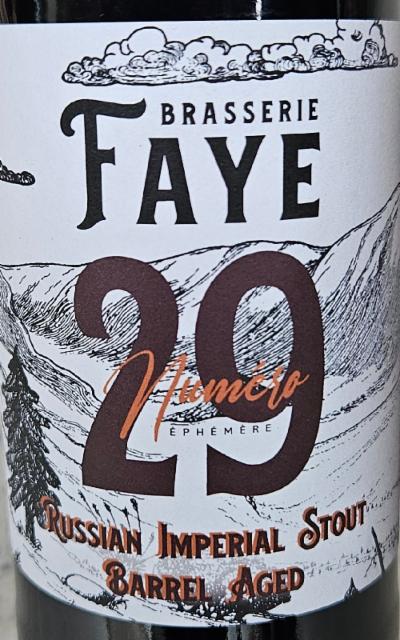 Ephemère N°29, Brasserie Faye [Closed]