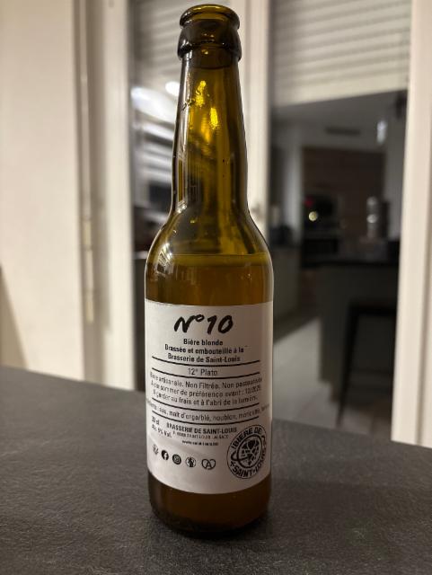 Éphémère N 10, Brasserie De Saint-Louis