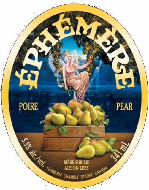 Éphémère Poire / Pear 5.5%, Unibroue (Sapporo), Canada