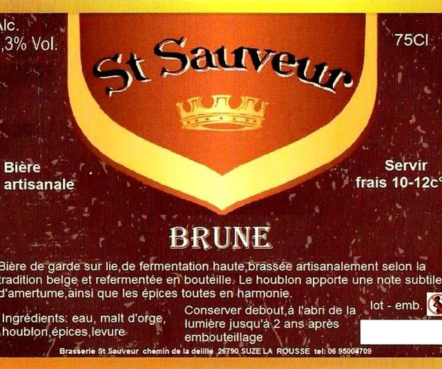 Epi St Sauveur Brune 7.3%, Brasserie Épi Saint-Sauveur [Closed], France
