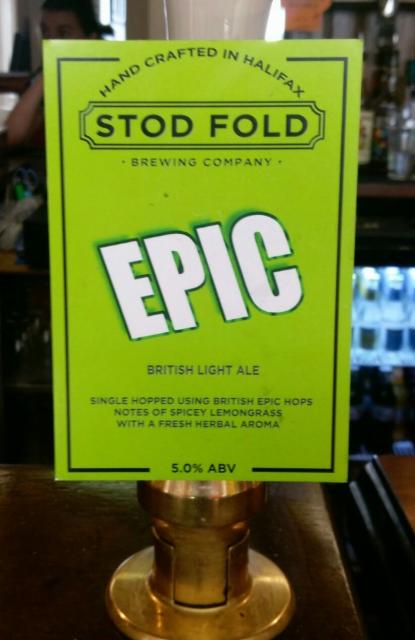 Epic 5.0%, Stod Fold Brewing, England