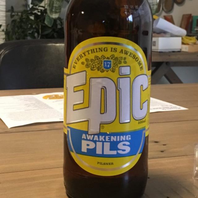 Awakening Pils 5.2%, Epic Brewing Company, United States
