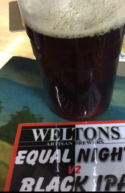 Equal Night V2 Black IPA 4.2%, Weltons Brewery Ltd, England