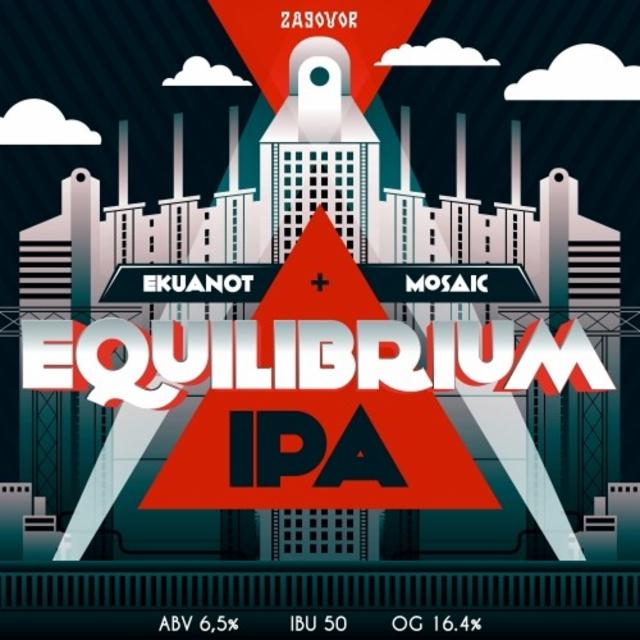 Equilibrium: Ekuanot+Mosaic 6.5%, Zagovor Brewery, Russia