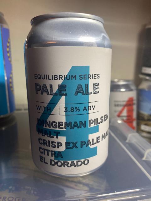 Equilibrium Series 4 Pale Ale 3.8%, Hilden Brewing Co., Northern Ireland